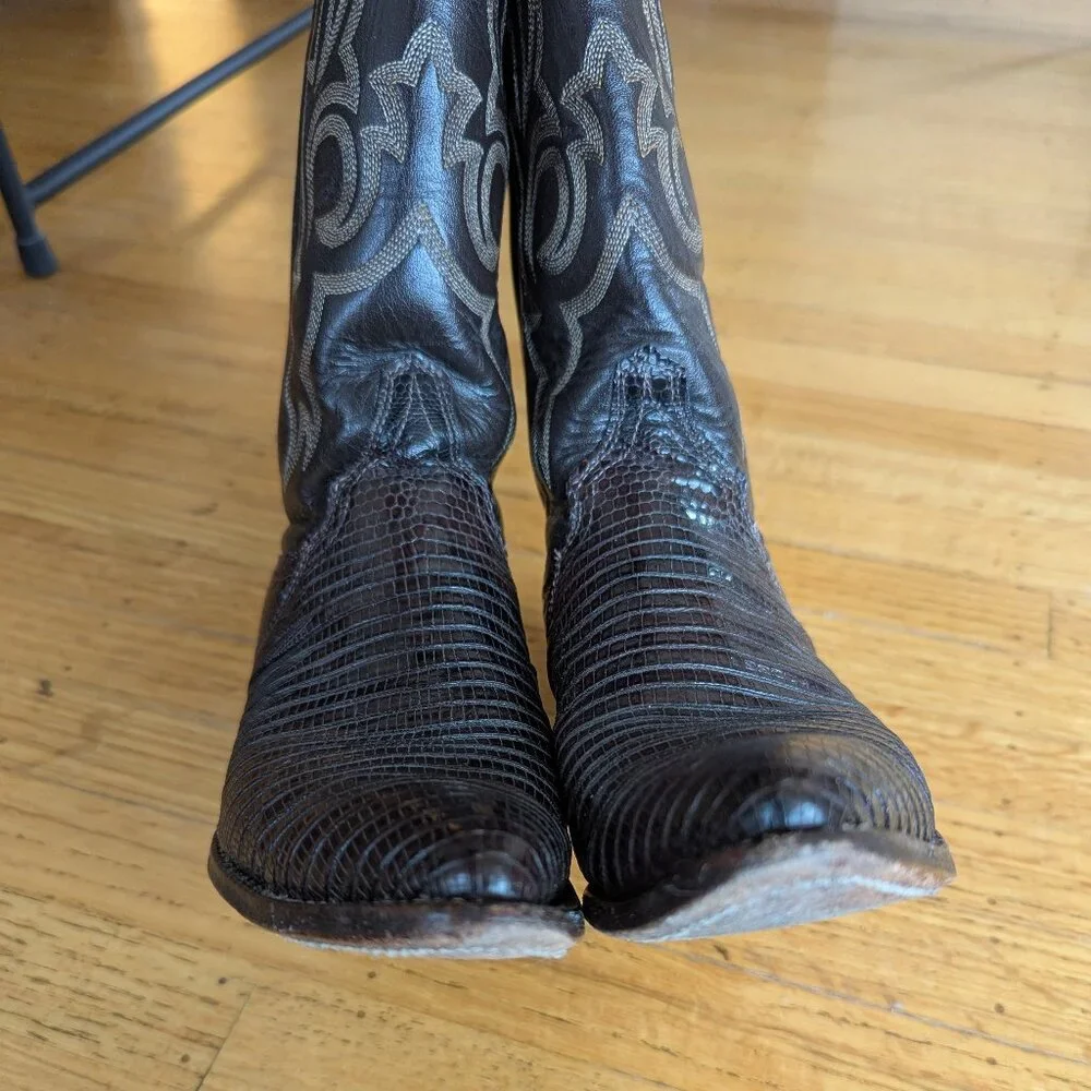Well made old school cowboy boots - Picture 6 of 7